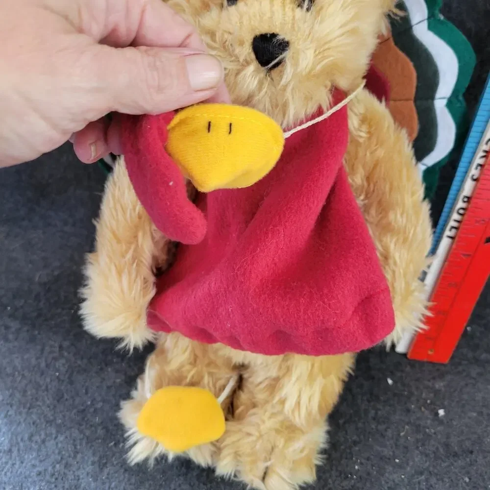 TERRY'S VILLAGE THANKSGIVING HOLIDAY TEDDY BEAR TURKEY‎ COSTUME LOT/2 PLUSH